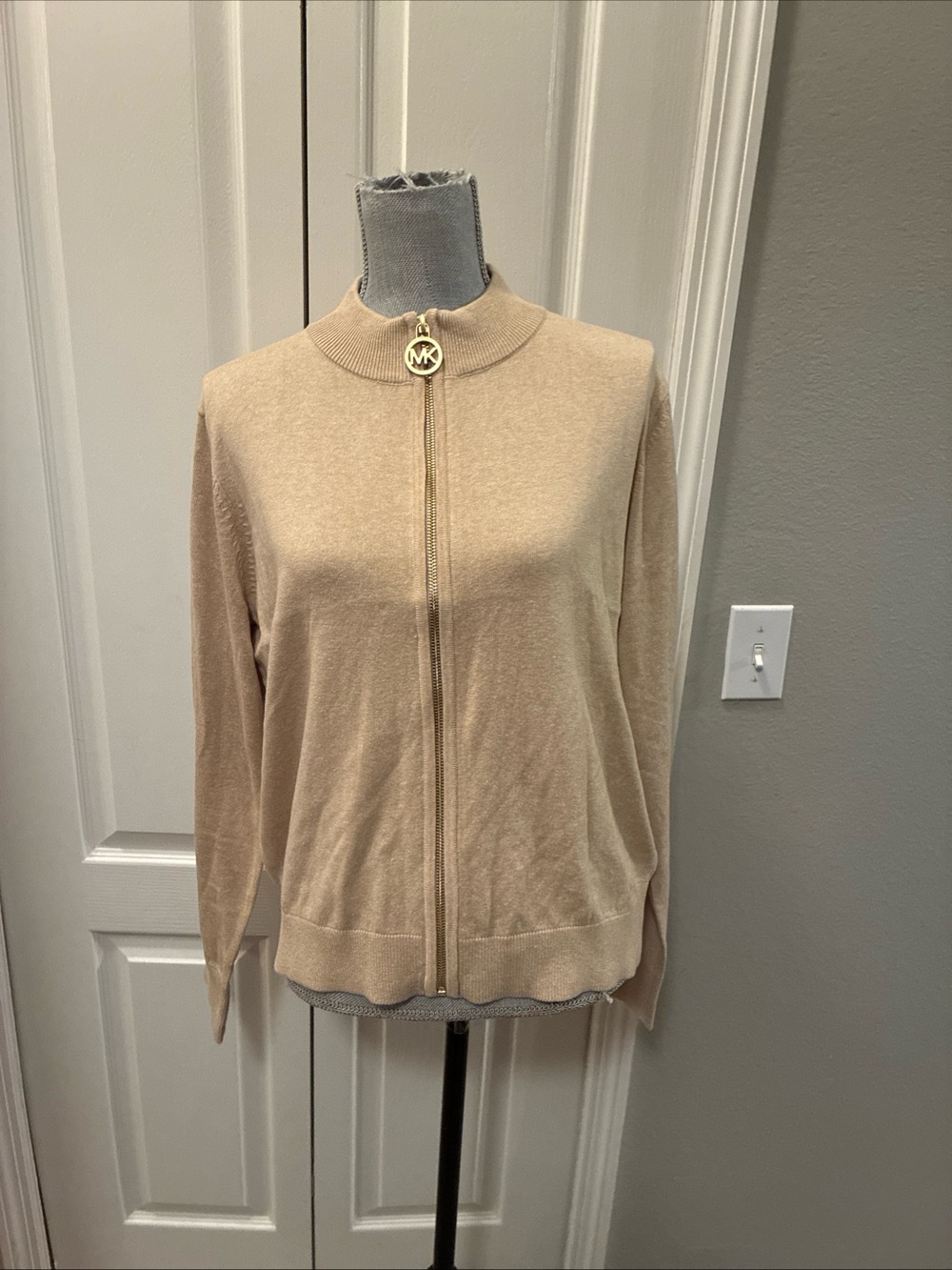 Michael kors ladies full zip up sweater size XL